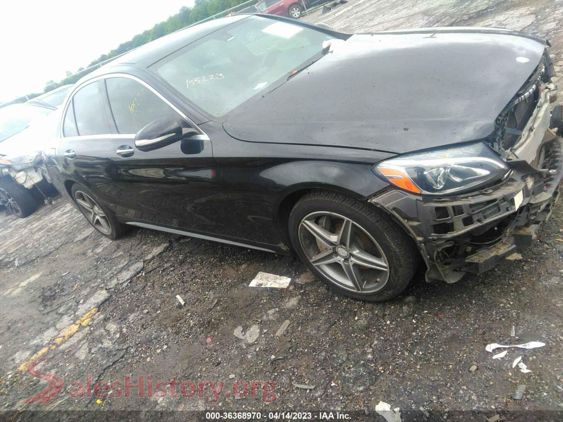 2015 MERCEDES-BENZ C — VIN 55SWF4KB3FU029807