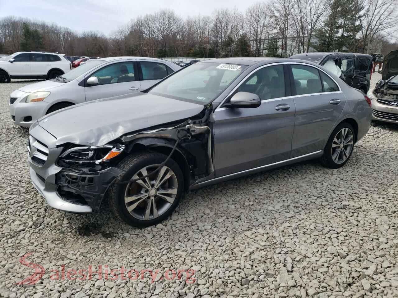 2016 MERCEDES-BENZ C-CLASS — VIN 55SWF4KB3GU109853