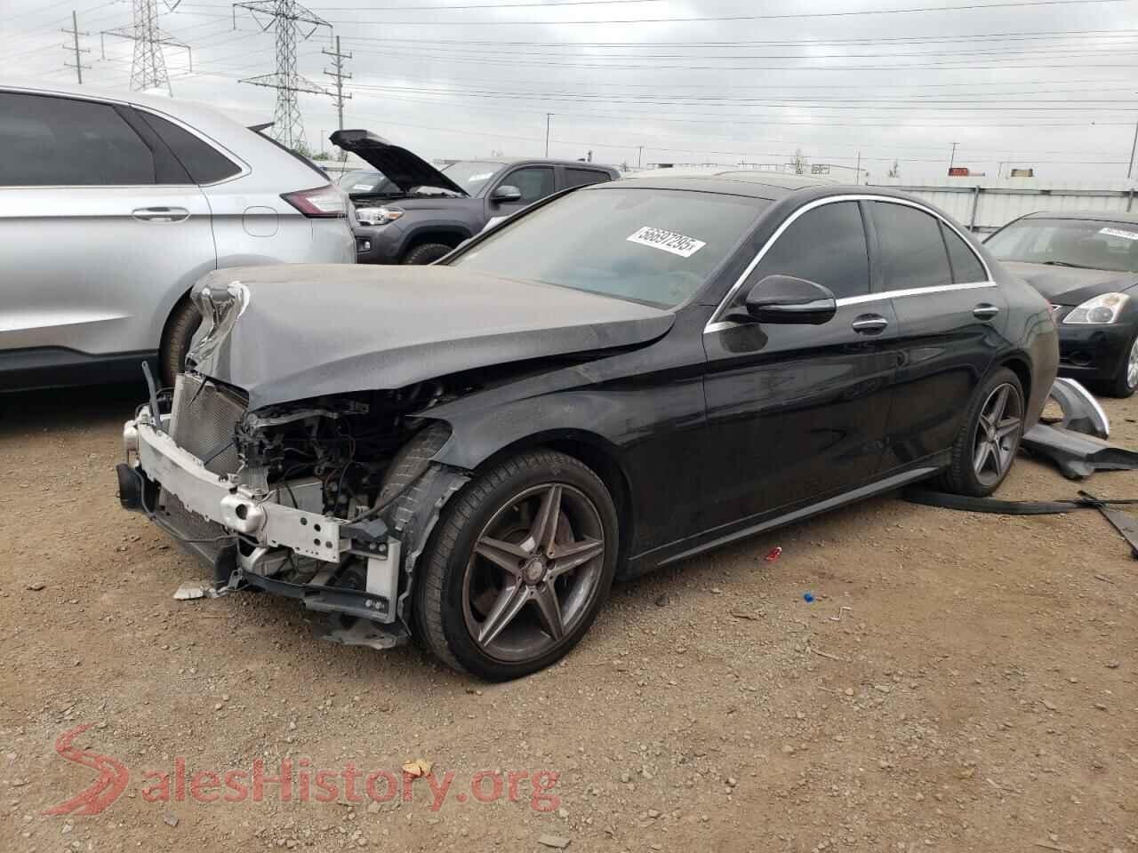 2016 MERCEDES-BENZ C-CLASS — VIN 55SWF4KB3GU174900