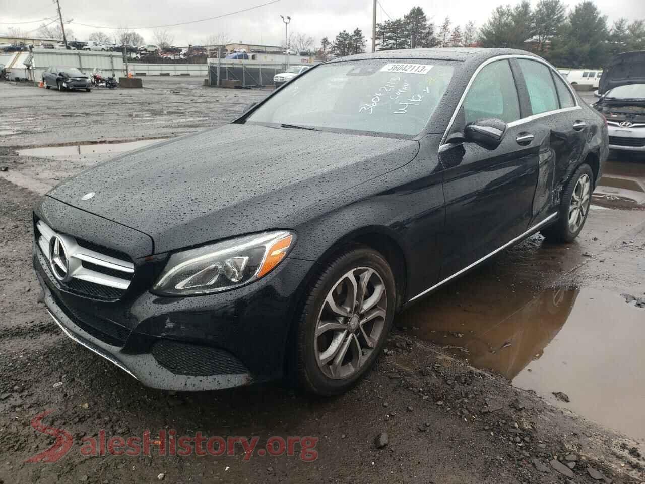 2016 MERCEDES-BENZ C-CLASS — VIN 55SWF4KB5GU137024