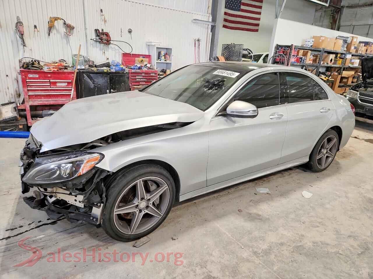 2016 MERCEDES-BENZ C-CLASS — VIN 55SWF4KB5GU164417