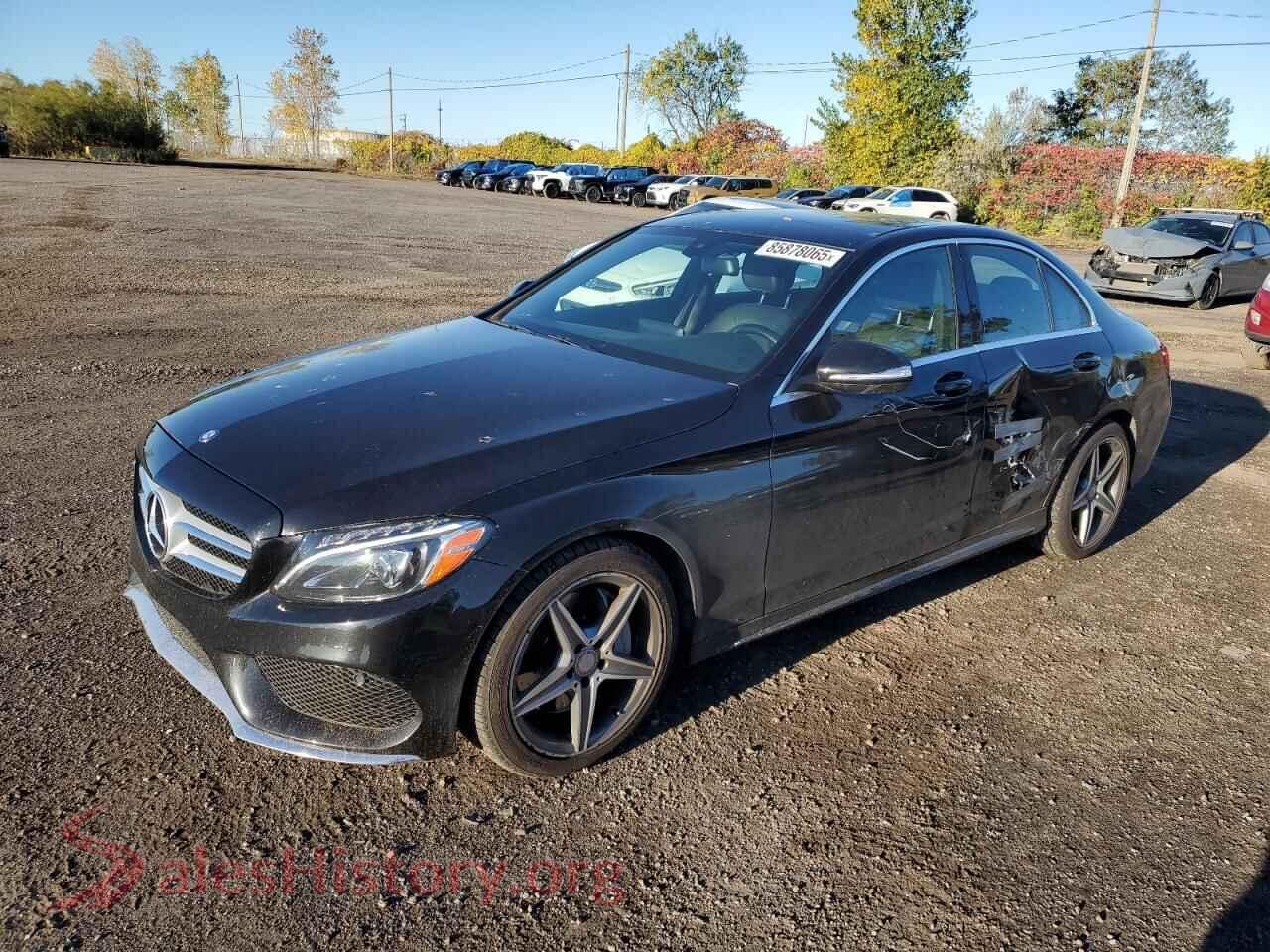 2015 MERCEDES-BENZ C-CLASS — VIN 55SWF4KB6FU052207