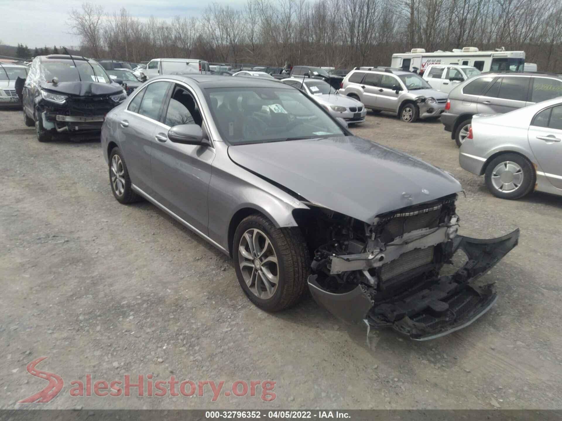 2016 MERCEDES-BENZ C-CLASS — VIN 55SWF4KB6GU120216