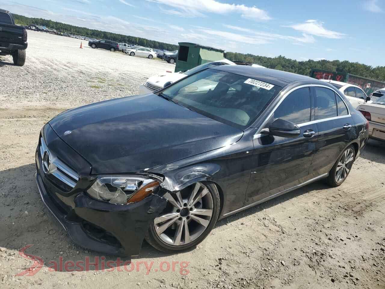2016 MERCEDES-BENZ C-CLASS — VIN 55SWF4KB6GU140627