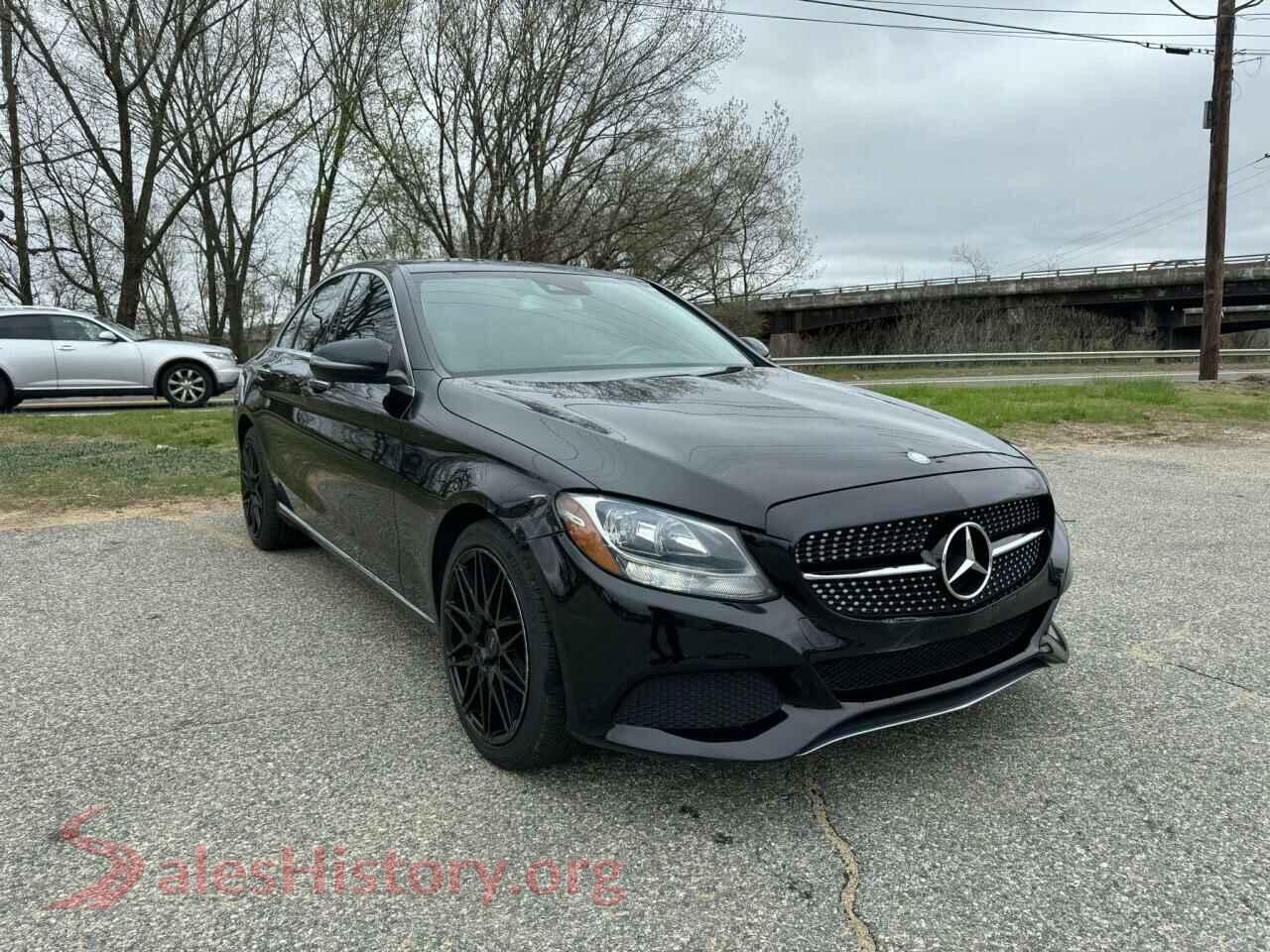 2017 MERCEDES-BENZ C-CLASS — VIN 55SWF4KB6HU185567