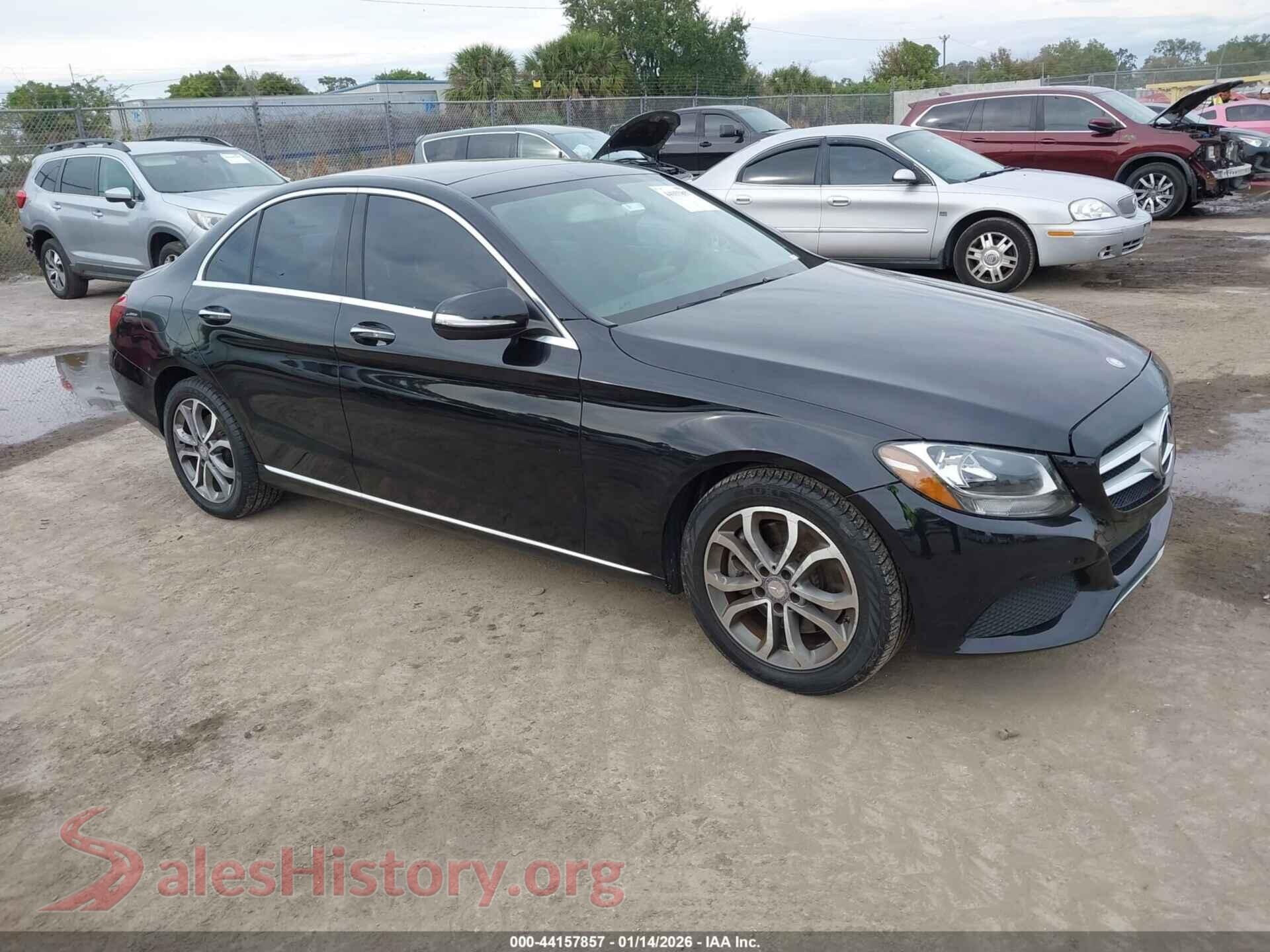 2015 MERCEDES-BENZ C 300 — VIN 55SWF4KB7FU083157