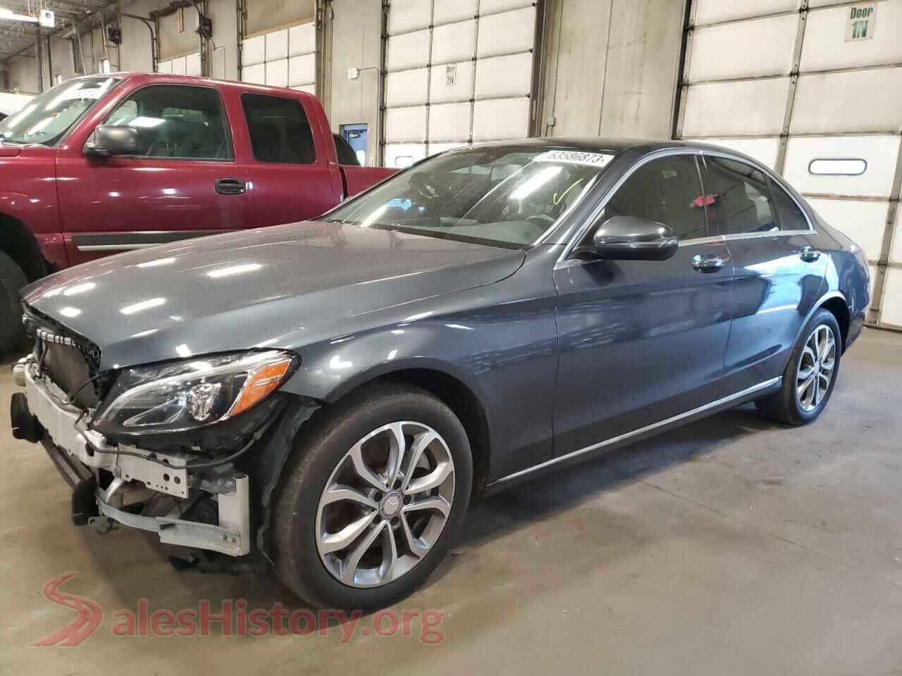 2016 MERCEDES-BENZ C-CLASS — VIN 55SWF4KB7GU108155