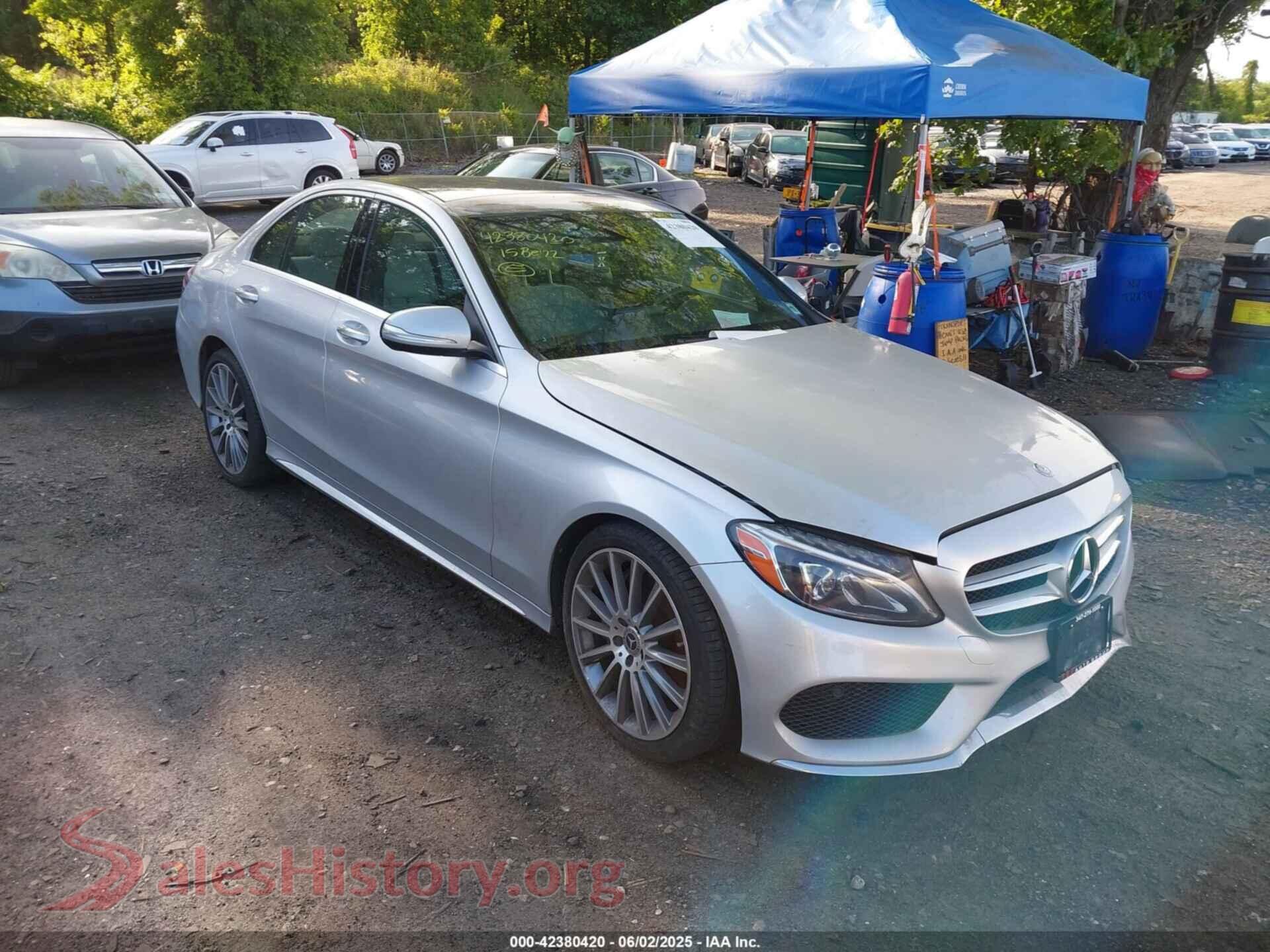 2015 MERCEDES-BENZ C 300 — VIN 55SWF4KB8FU089243