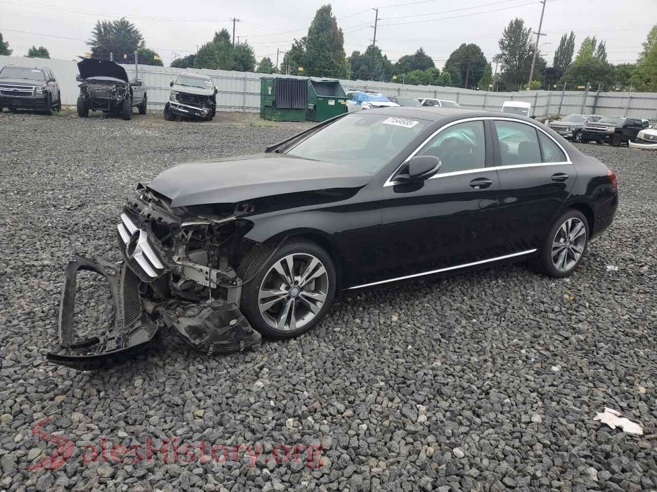 2016 MERCEDES-BENZ C-CLASS — VIN 55SWF4KB8GU138149