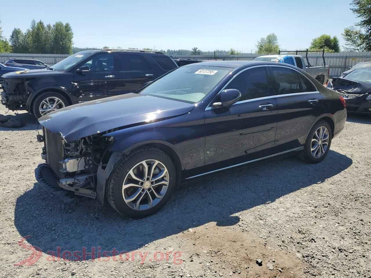 2016 MERCEDES-BENZ C-CLASS — VIN 55SWF4KB8GU145652