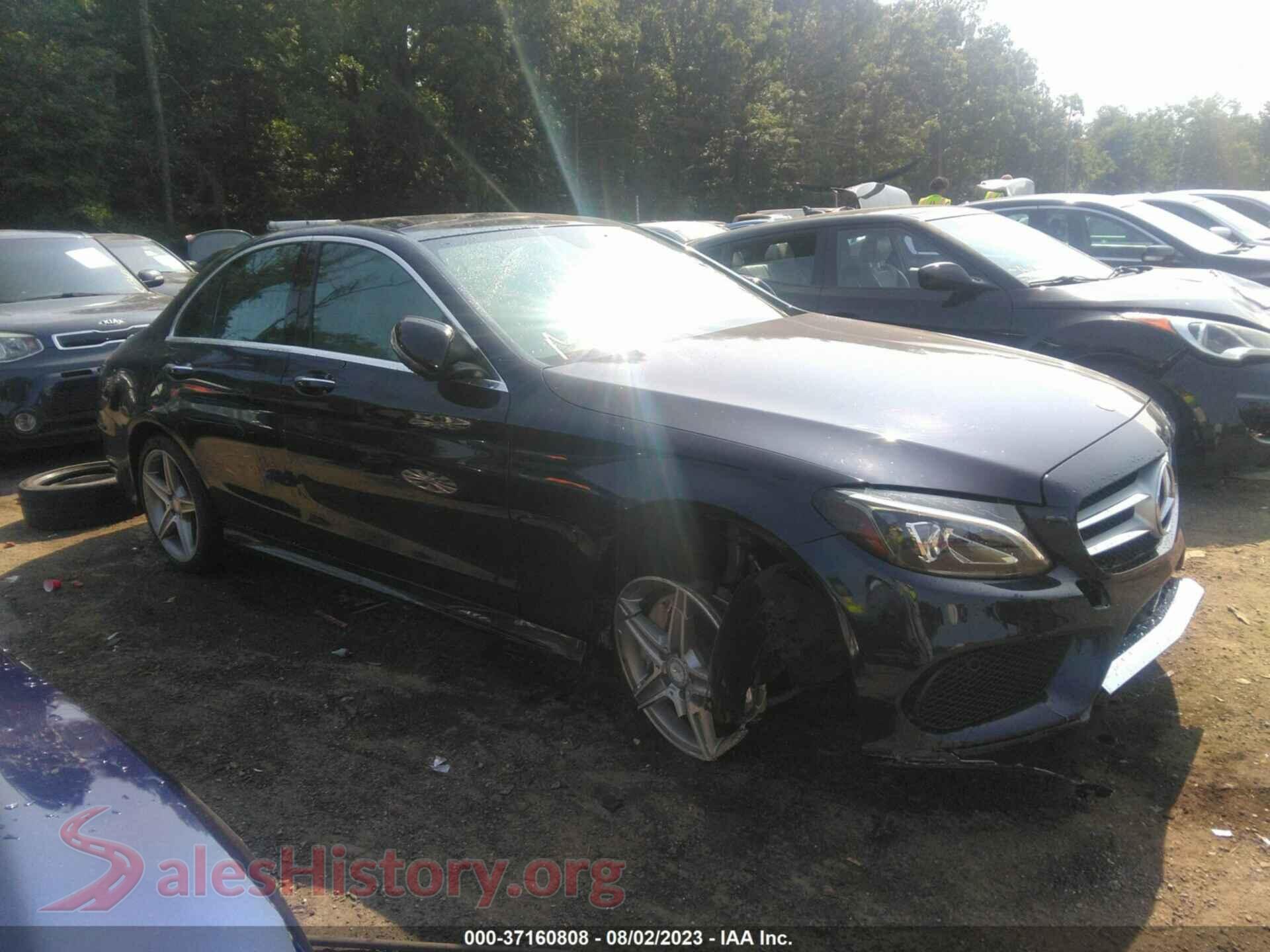 2017 MERCEDES-BENZ C-CLASS — VIN 55SWF4KB8HU182511