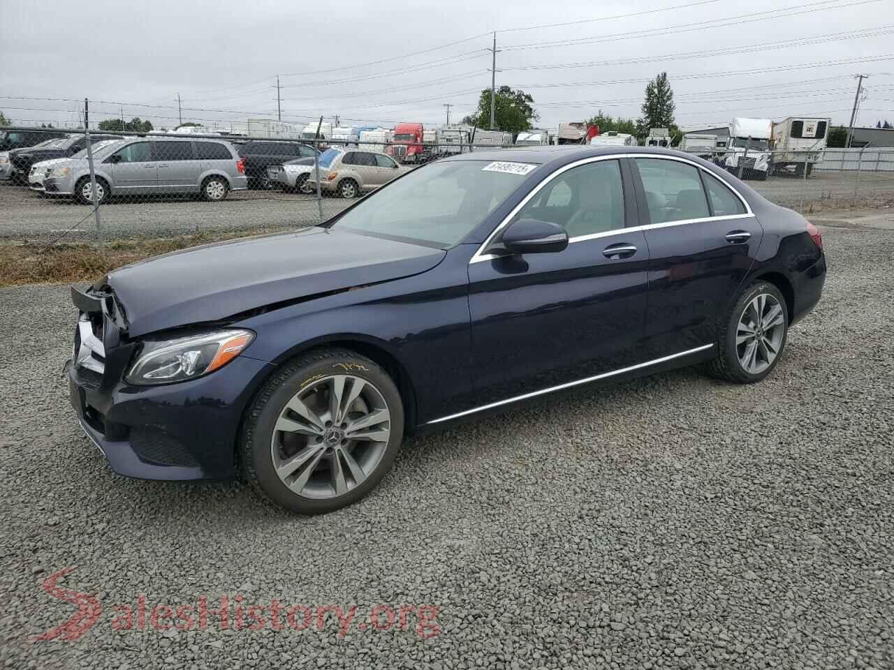 2018 MERCEDES-BENZ C-CLASS — VIN 55SWF4KB8JU267788