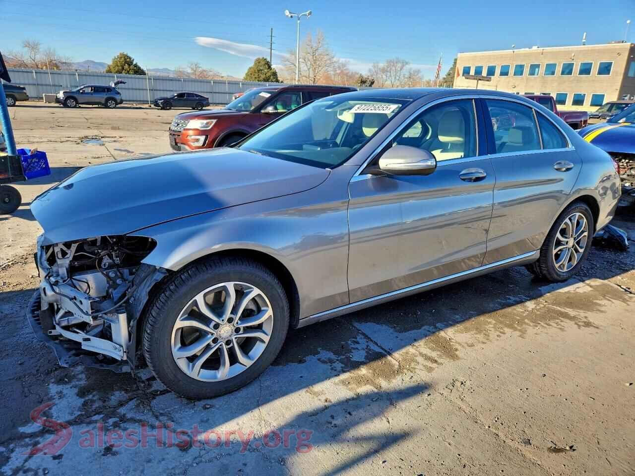 2015 MERCEDES-BENZ C-CLASS — VIN 55SWF4KB9FU095259