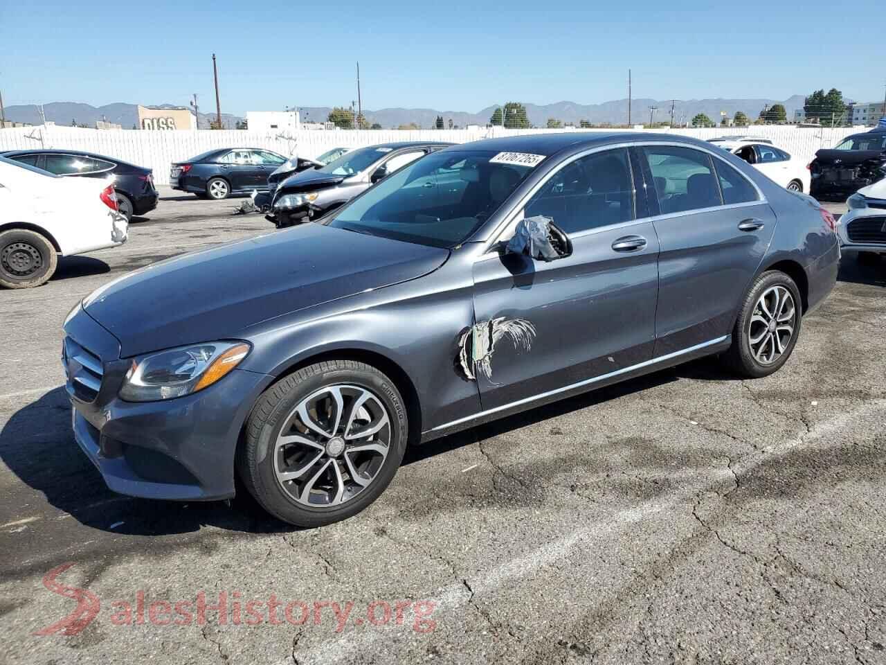 2015 MERCEDES-BENZ C-CLASS — VIN 55SWF4KBXFU010445