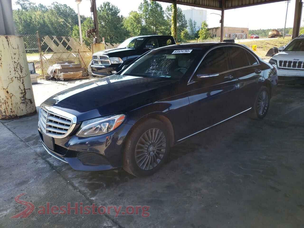 2015 MERCEDES-BENZ C-CLASS — VIN 55SWF4KBXFU016164