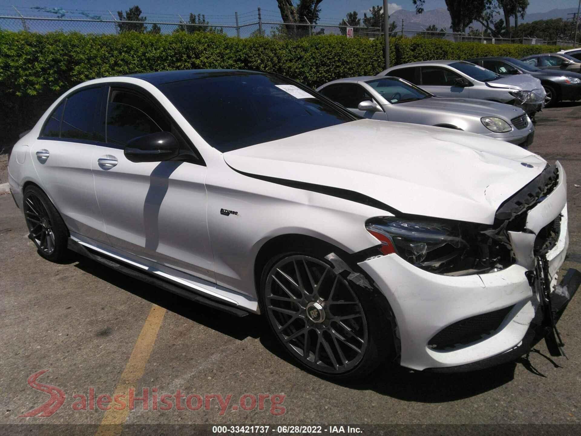 2018 MERCEDES-BENZ C-CLASS — VIN 55SWF6EB0JU244478