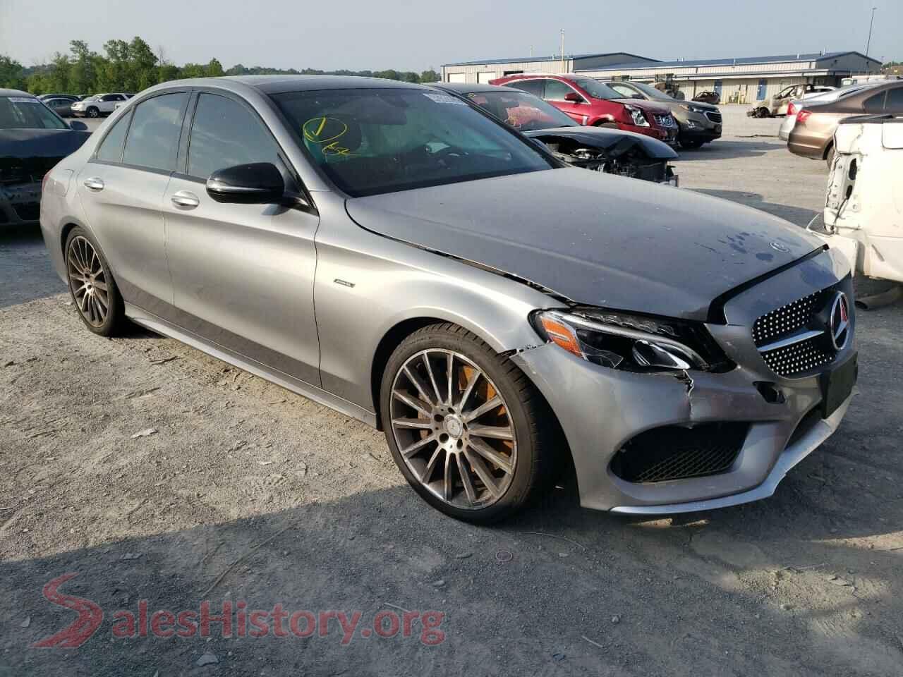 2016 MERCEDES-BENZ C-CLASS — VIN 55SWF6EB1GU112970