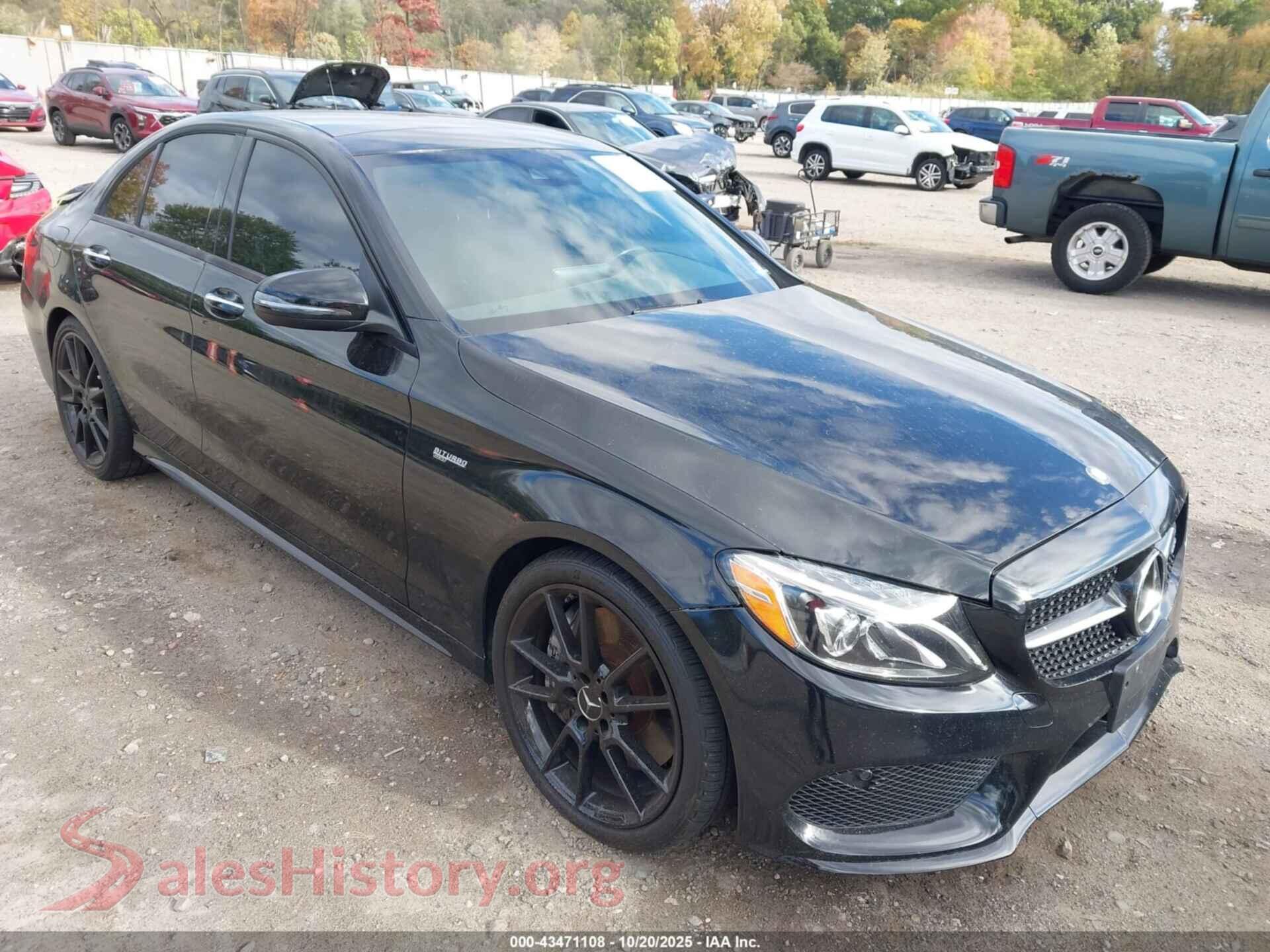 2017 MERCEDES-BENZ AMG C 43 — VIN 55SWF6EB3HU193682
