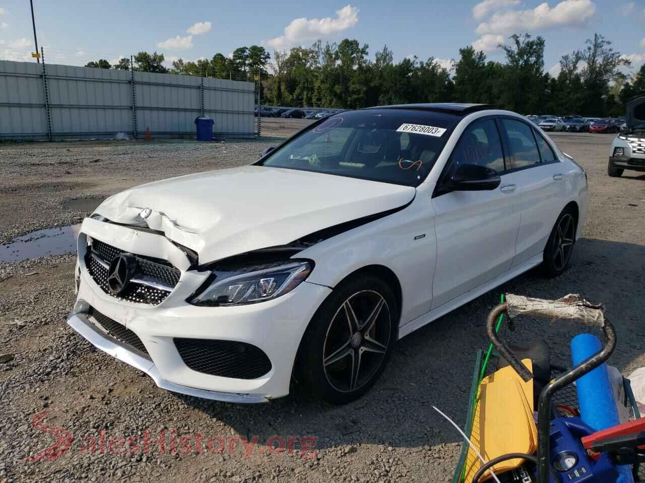 2016 MERCEDES-BENZ C-CLASS — VIN 55SWF6EB7GU107109