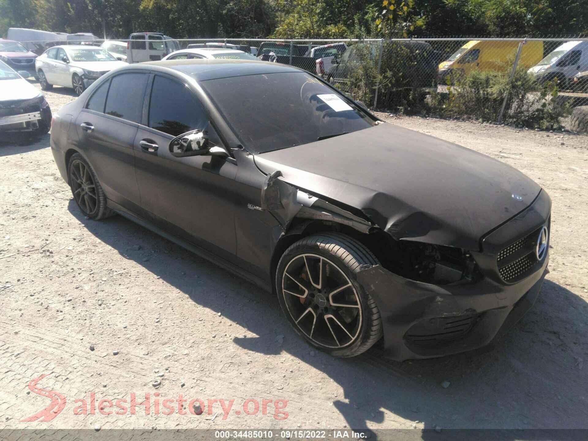 2017 MERCEDES-BENZ C-CLASS — VIN 55SWF6EB9HU215927
