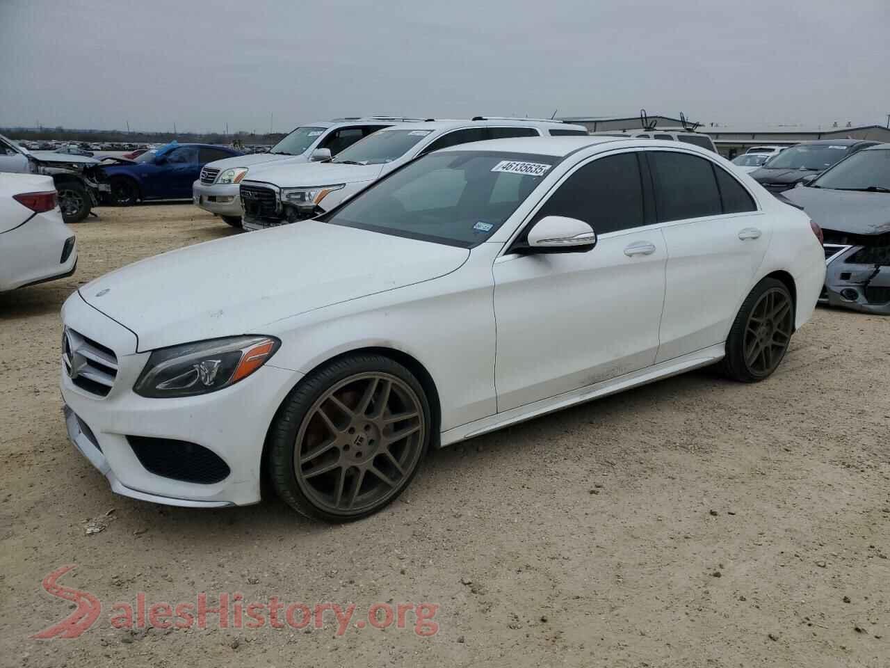2015 MERCEDES-BENZ C-CLASS — VIN 55SWF6GB5FU034186