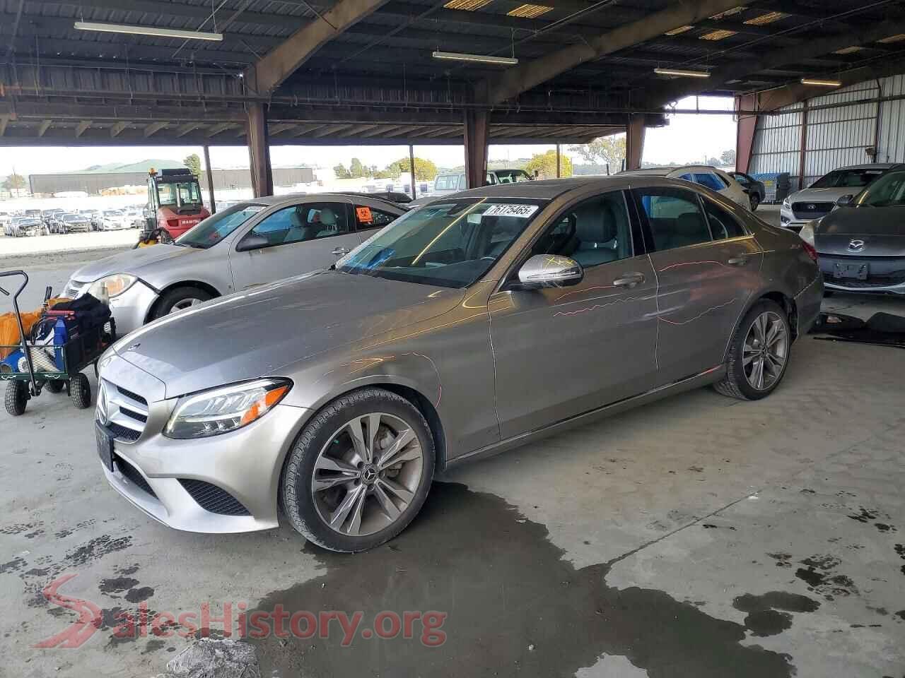 2019 MERCEDES-BENZ C-CLASS — VIN 55SWF8DB1KU294188