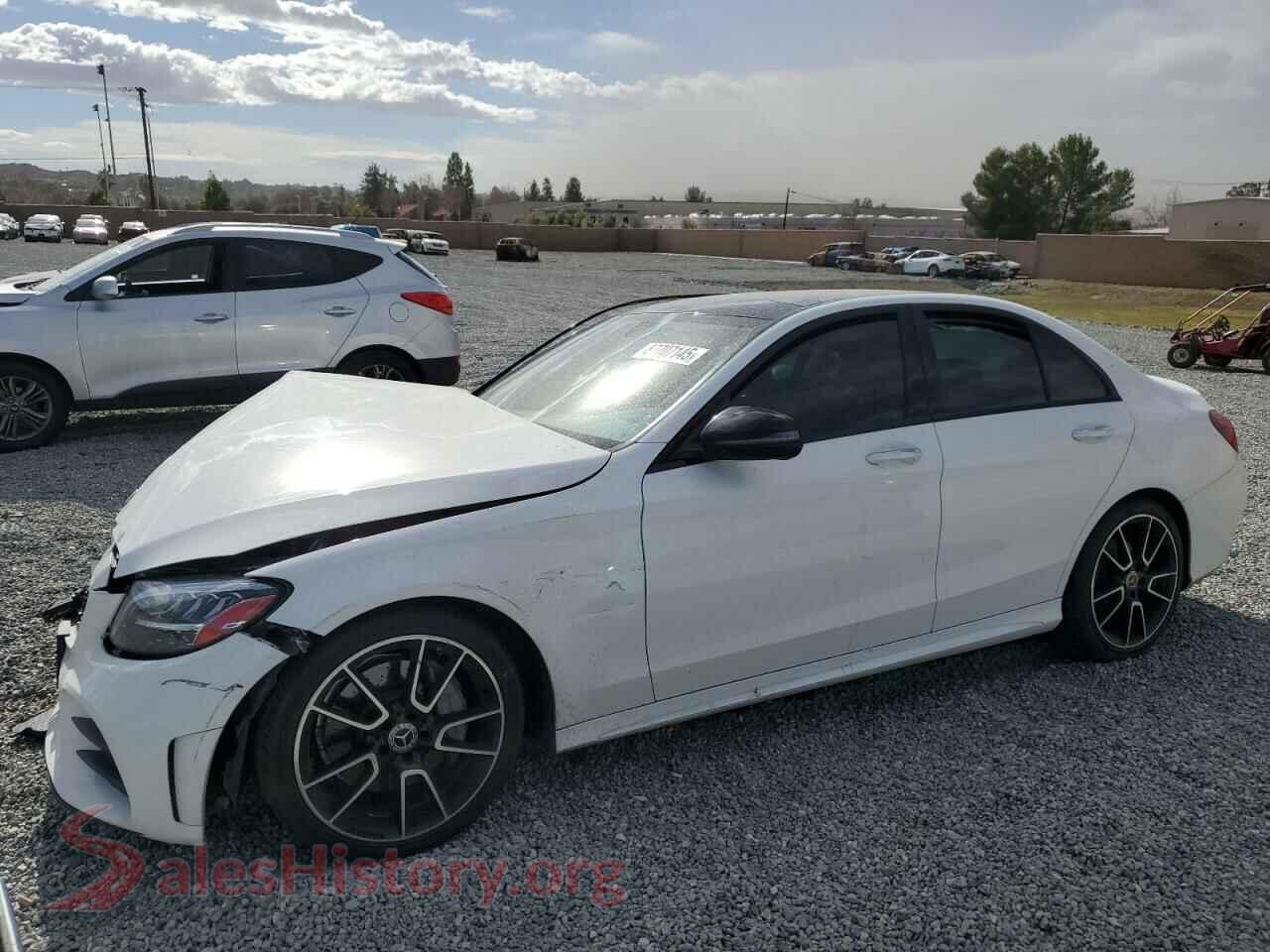 2019 MERCEDES-BENZ C-CLASS — VIN 55SWF8DB6KU314144