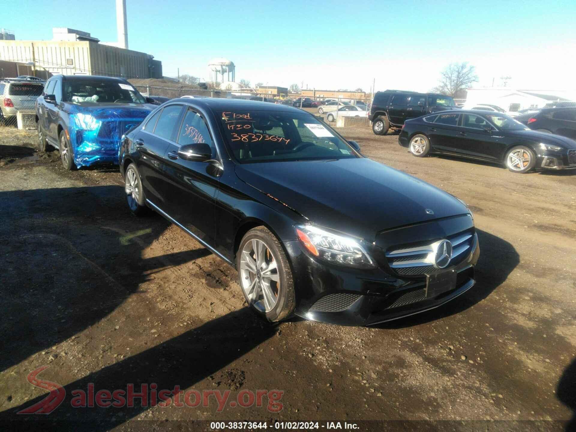 2019 MERCEDES-BENZ C — VIN 55SWF8DB7KU308000