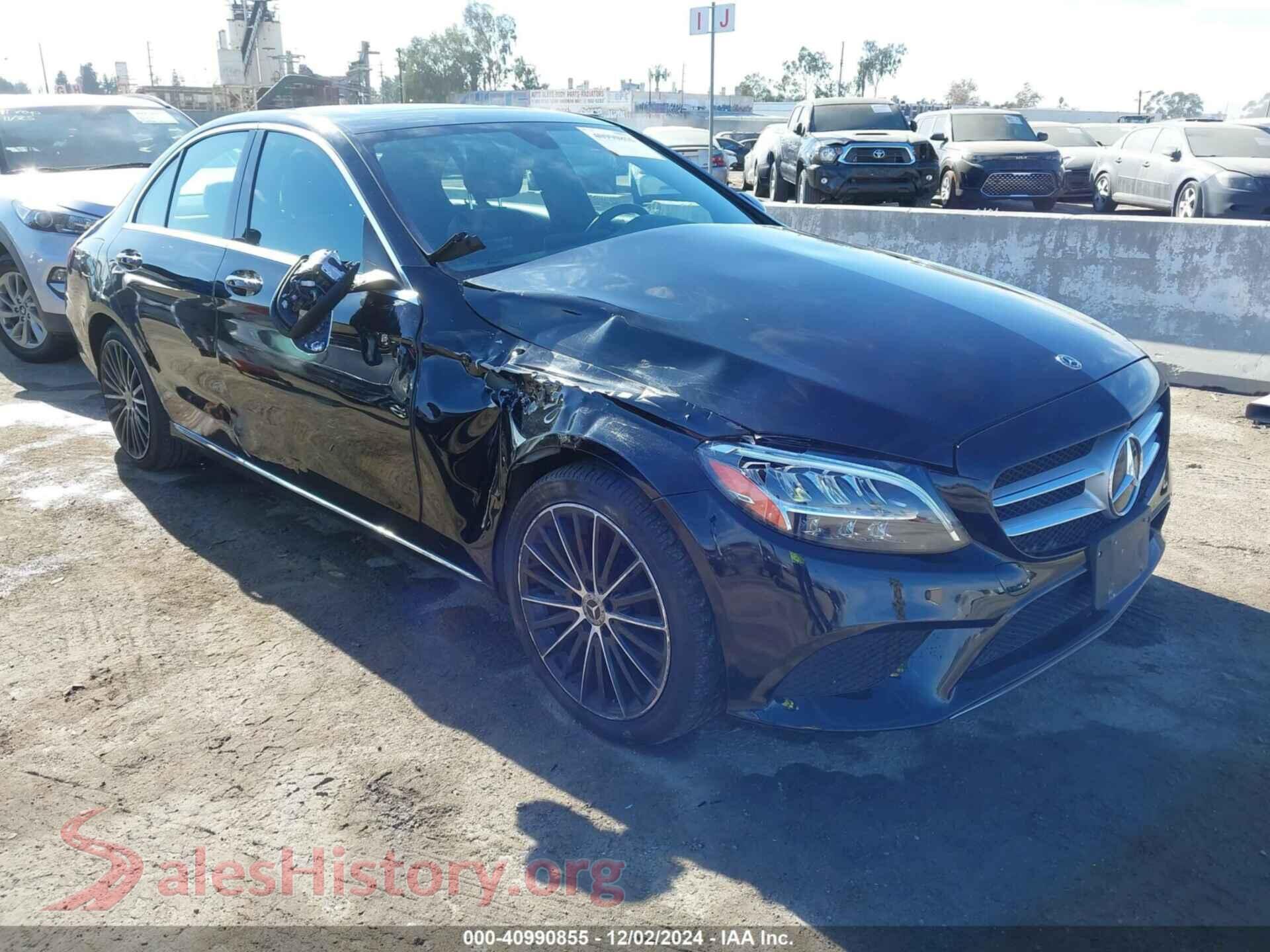 2019 MERCEDES-BENZ C 300 — VIN 55SWF8DB7KU316937