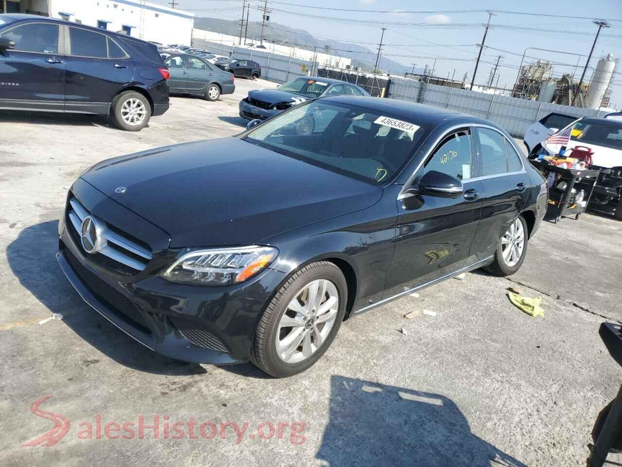 2019 MERCEDES-BENZ C-CLASS — VIN 55SWF8DB9KU317975