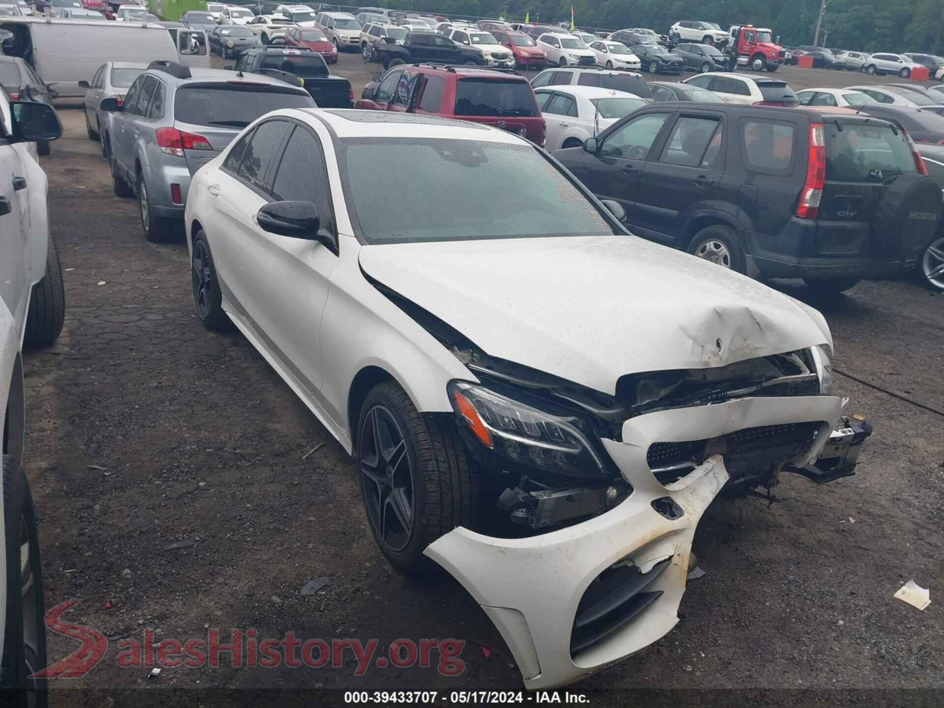 2019 MERCEDES-BENZ C 300 — VIN 55SWF8EB4KU290215