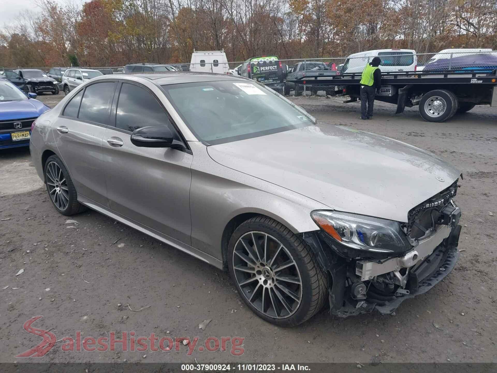 2019 MERCEDES-BENZ C-CLASS — VIN 55SWF8EB8KU282859