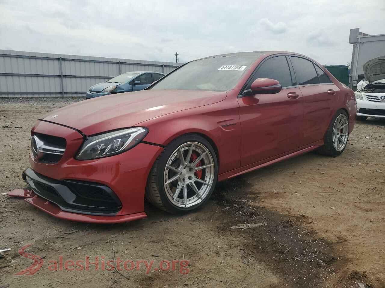 2017 MERCEDES-BENZ C-CLASS — VIN 55SWF8HB0HU187460