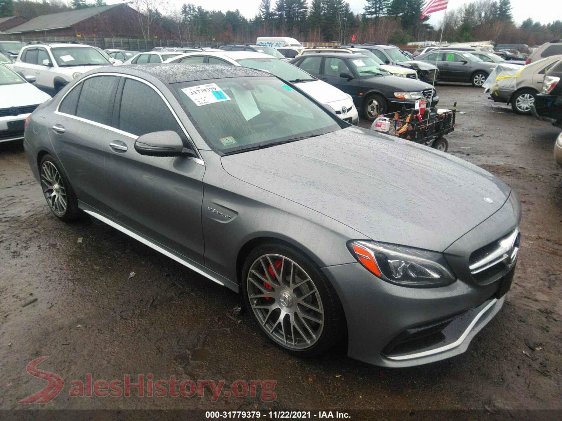 2016 MERCEDES-BENZ C-CLASS — VIN 55SWF8HB6GU097731
