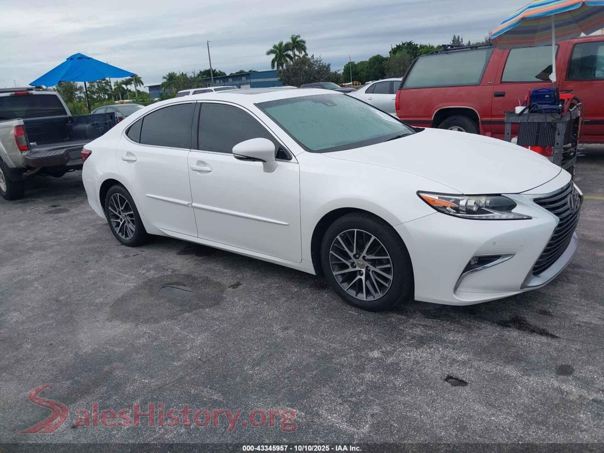 2016 LEXUS ES 350 — VIN 58ABK1GG0GU007372
