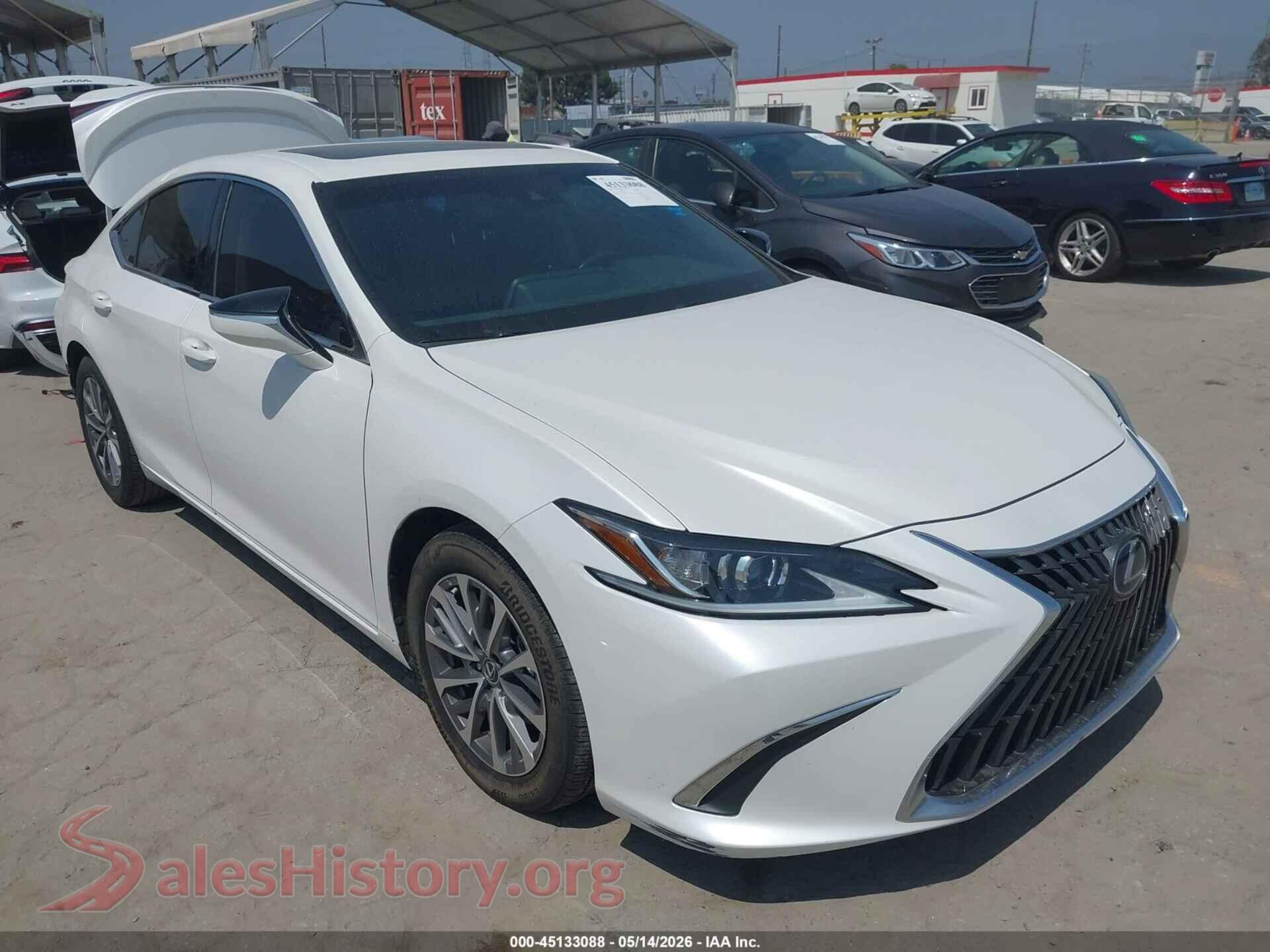2022 LEXUS ES 300H — VIN 58ACA1C15NU025730