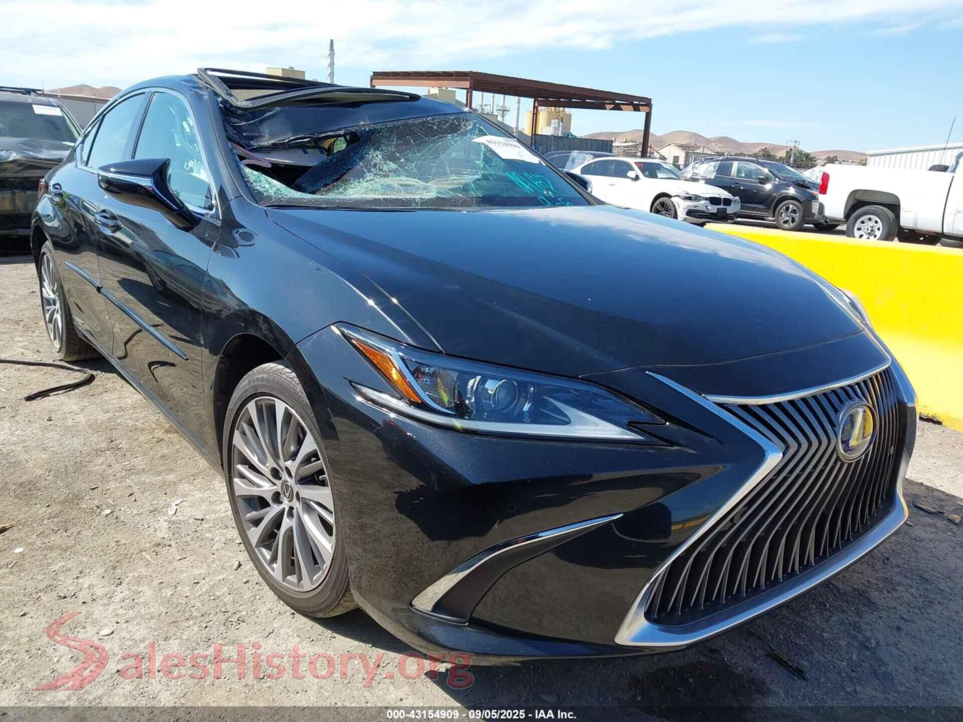 2020 LEXUS ES 300H — VIN 58AD21B19LU009773