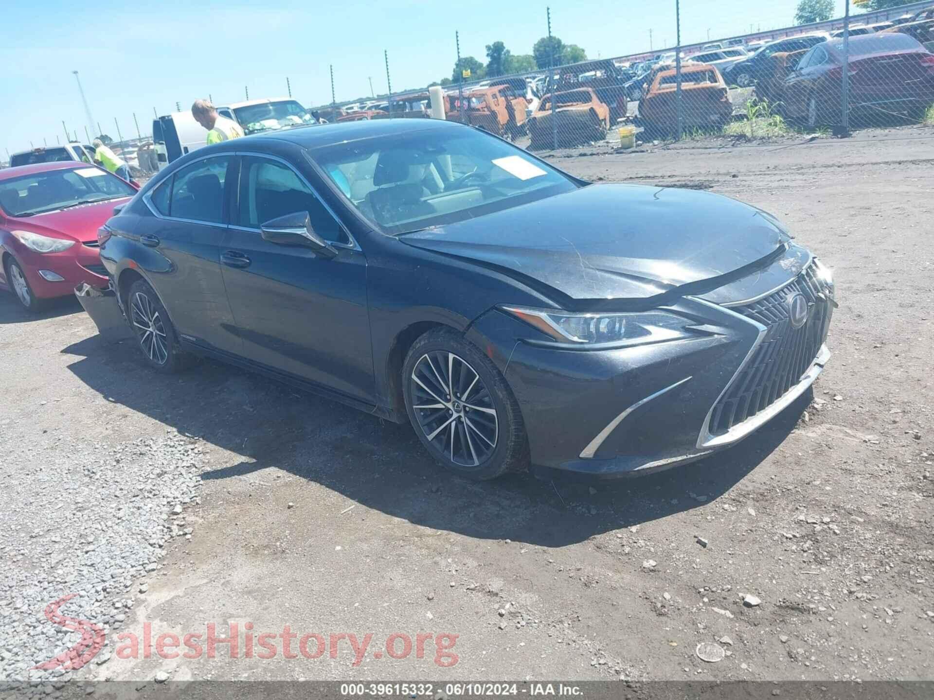 2022 LEXUS ES 300H — VIN 58ADA1C14NU021981