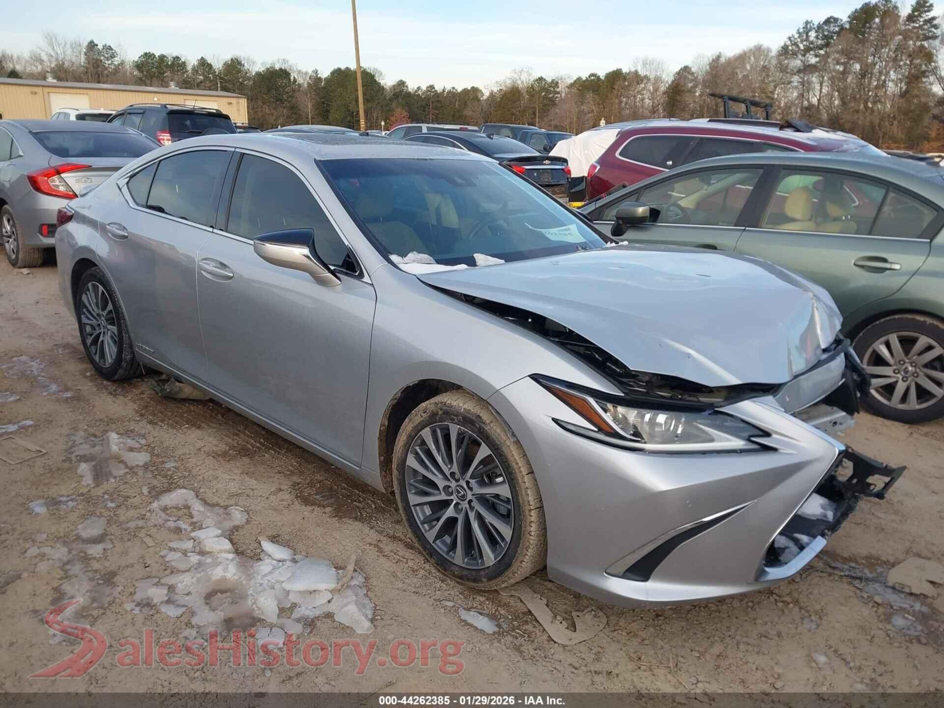 2021 LEXUS ES 300H — VIN 58ADA1C19MU009078