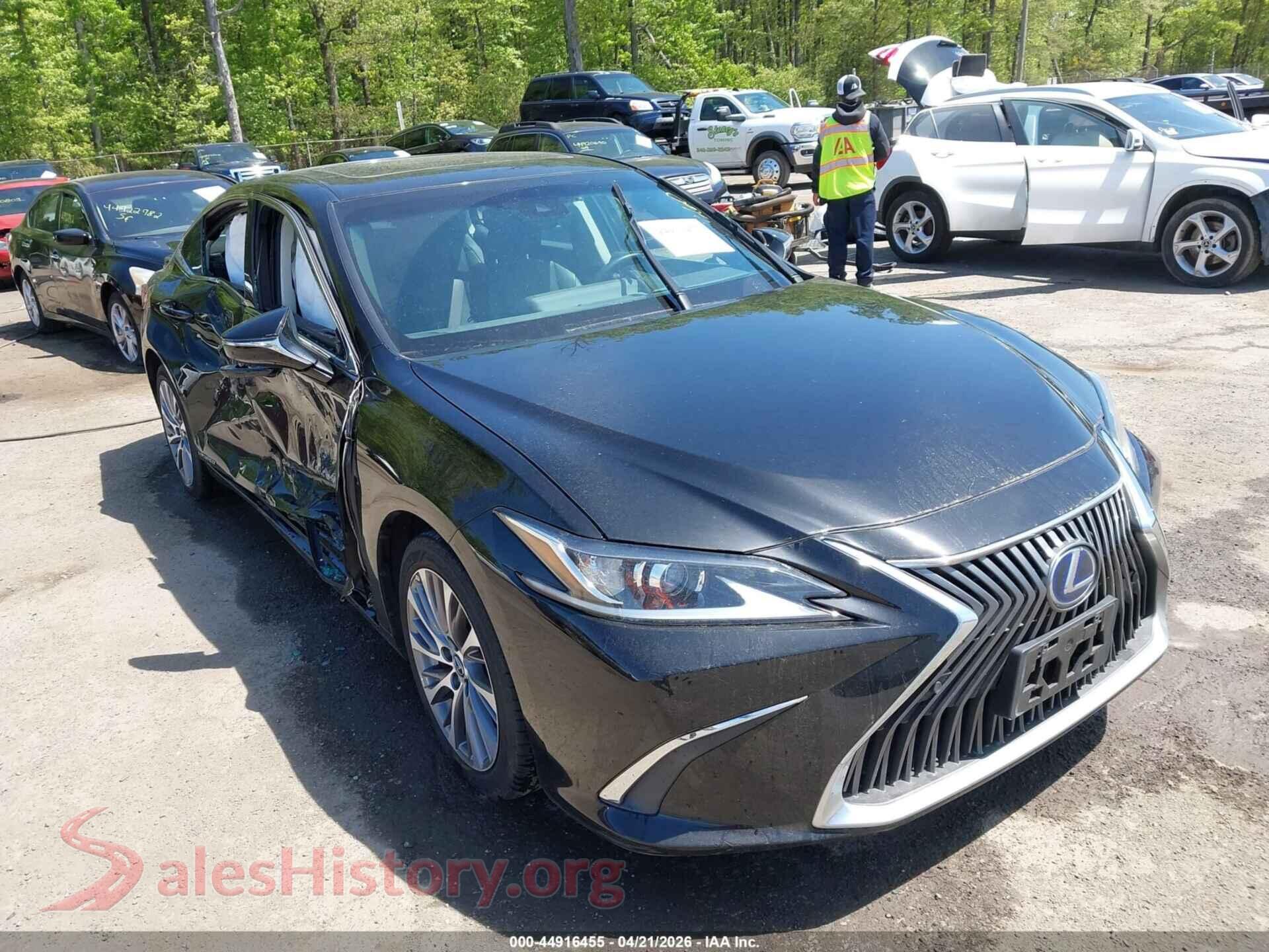 2021 LEXUS ES 300H — VIN 58ADA1C1XMU005671