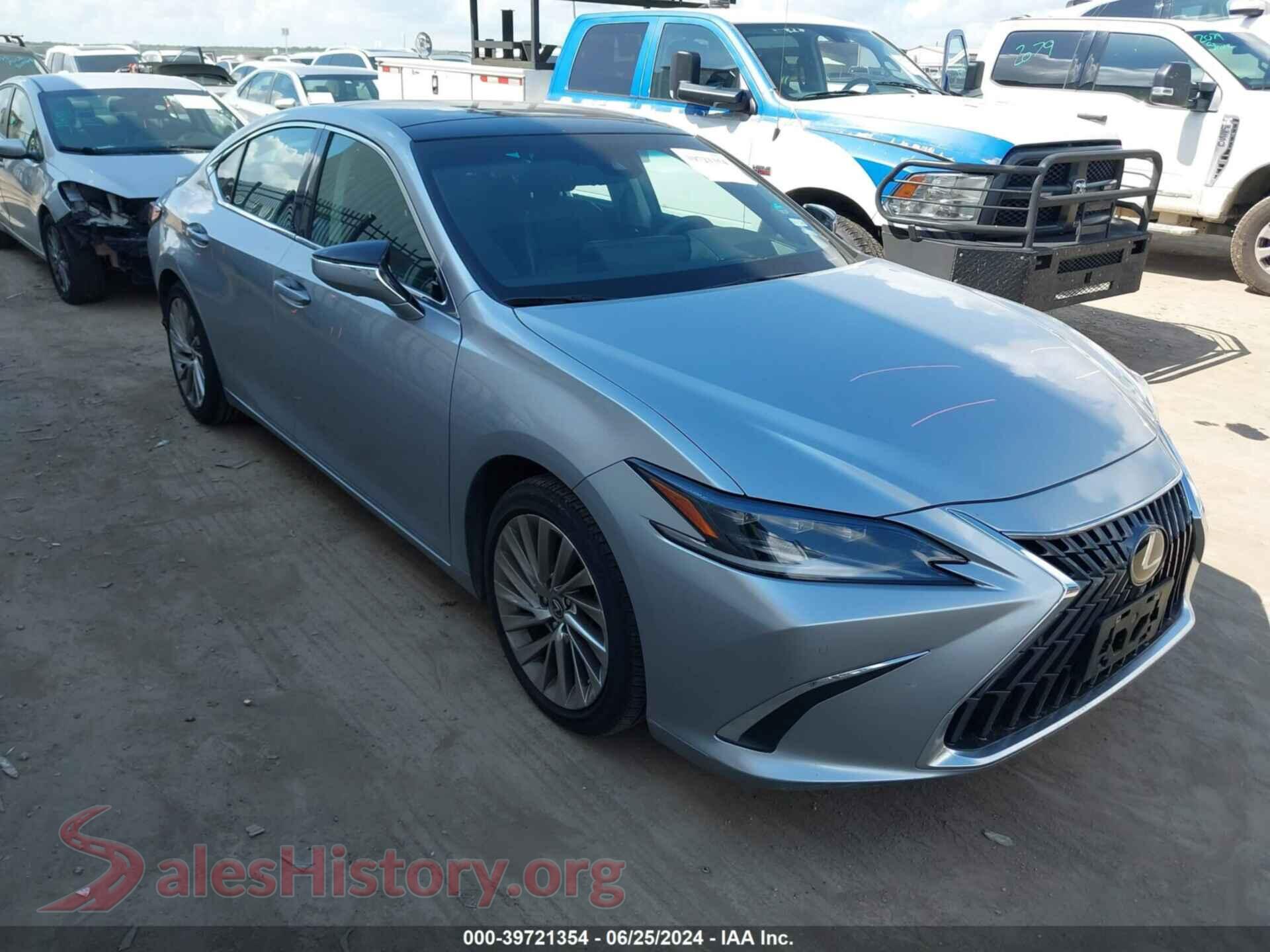 2022 LEXUS ES 350 — VIN 58AFZ1B14NU128791