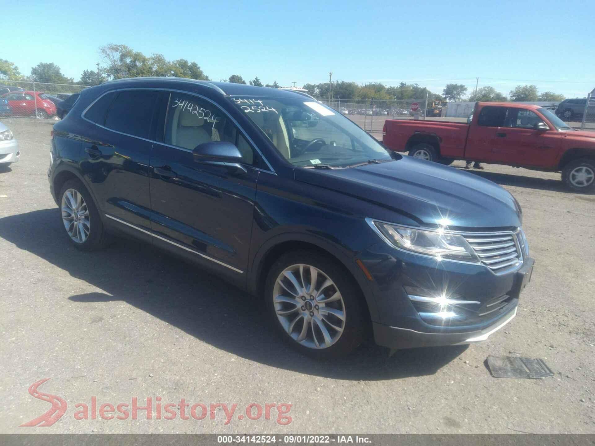 2015 LINCOLN MKC — VIN 5LMCJ1A96FUJ08887