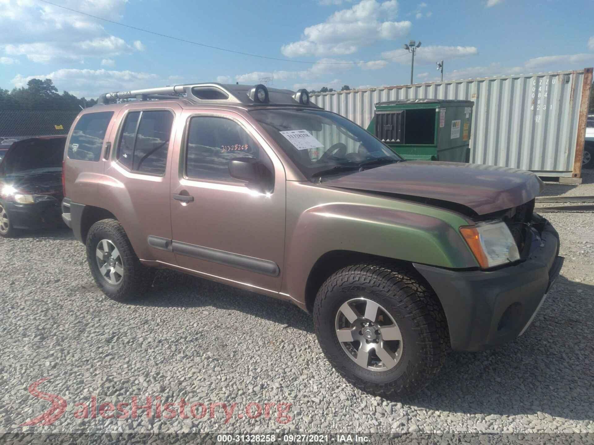 2012 NISSAN XTERRA — VIN 5N1AN0NW4CC525967