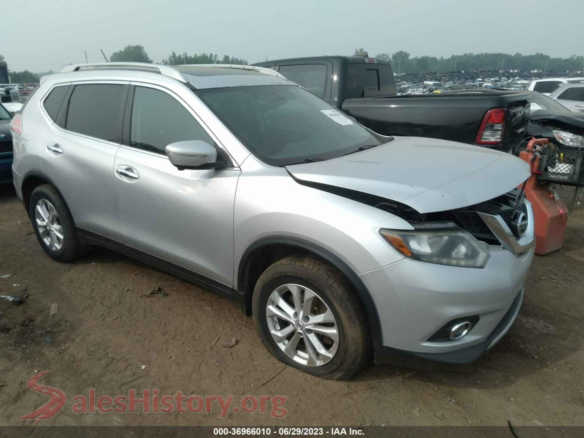 2014 NISSAN ROGUE — VIN 5N1AT2MM2EC776748