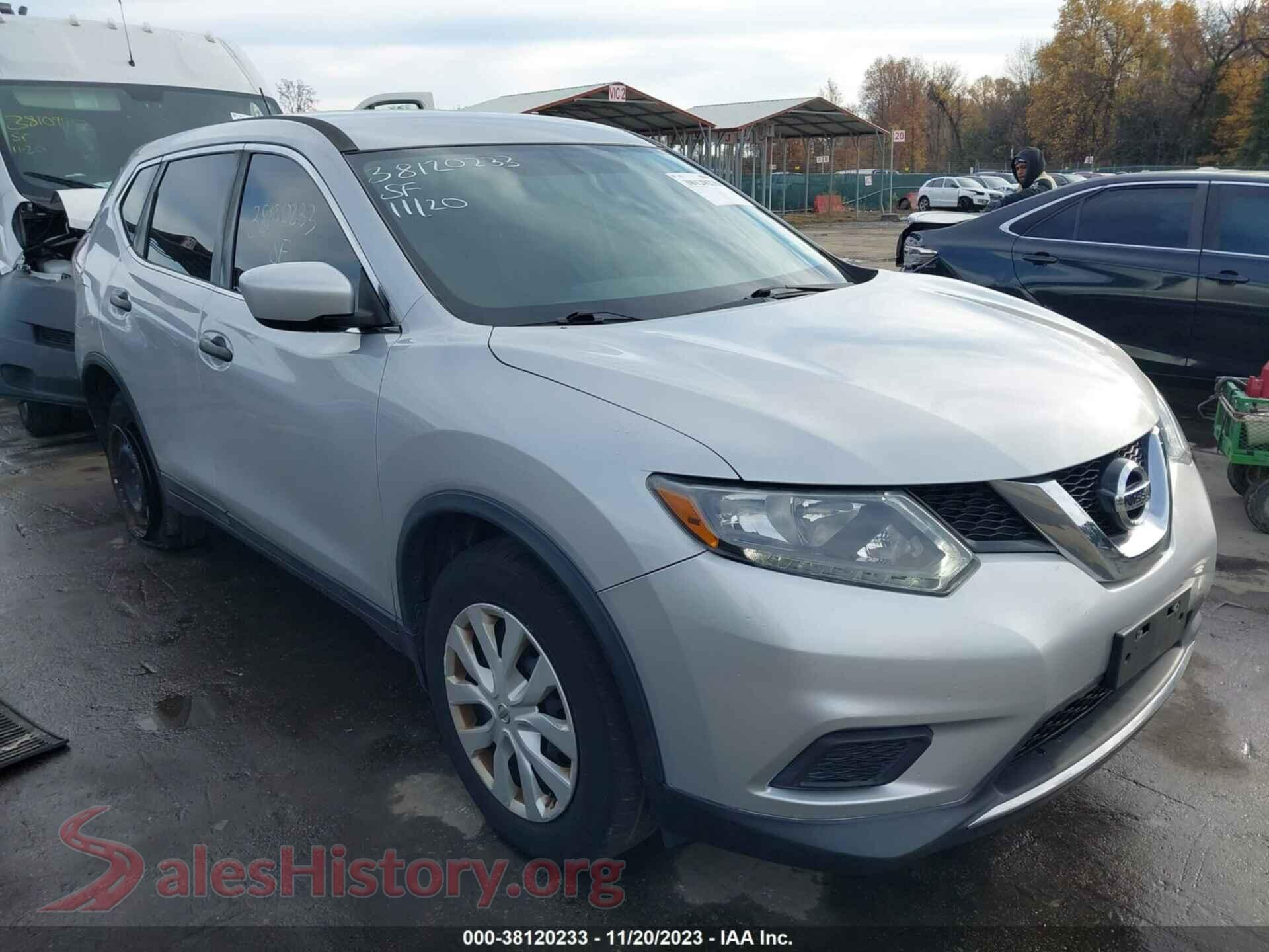 2016 NISSAN ROGUE — VIN 5N1AT2MV0GC886550
