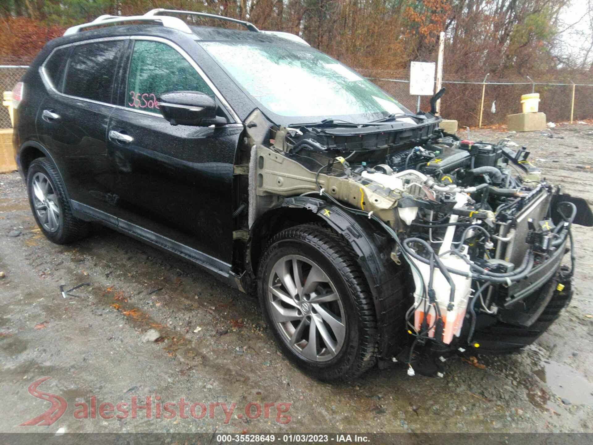 2015 NISSAN ROGUE — VIN 5N1AT2MV9FC803549