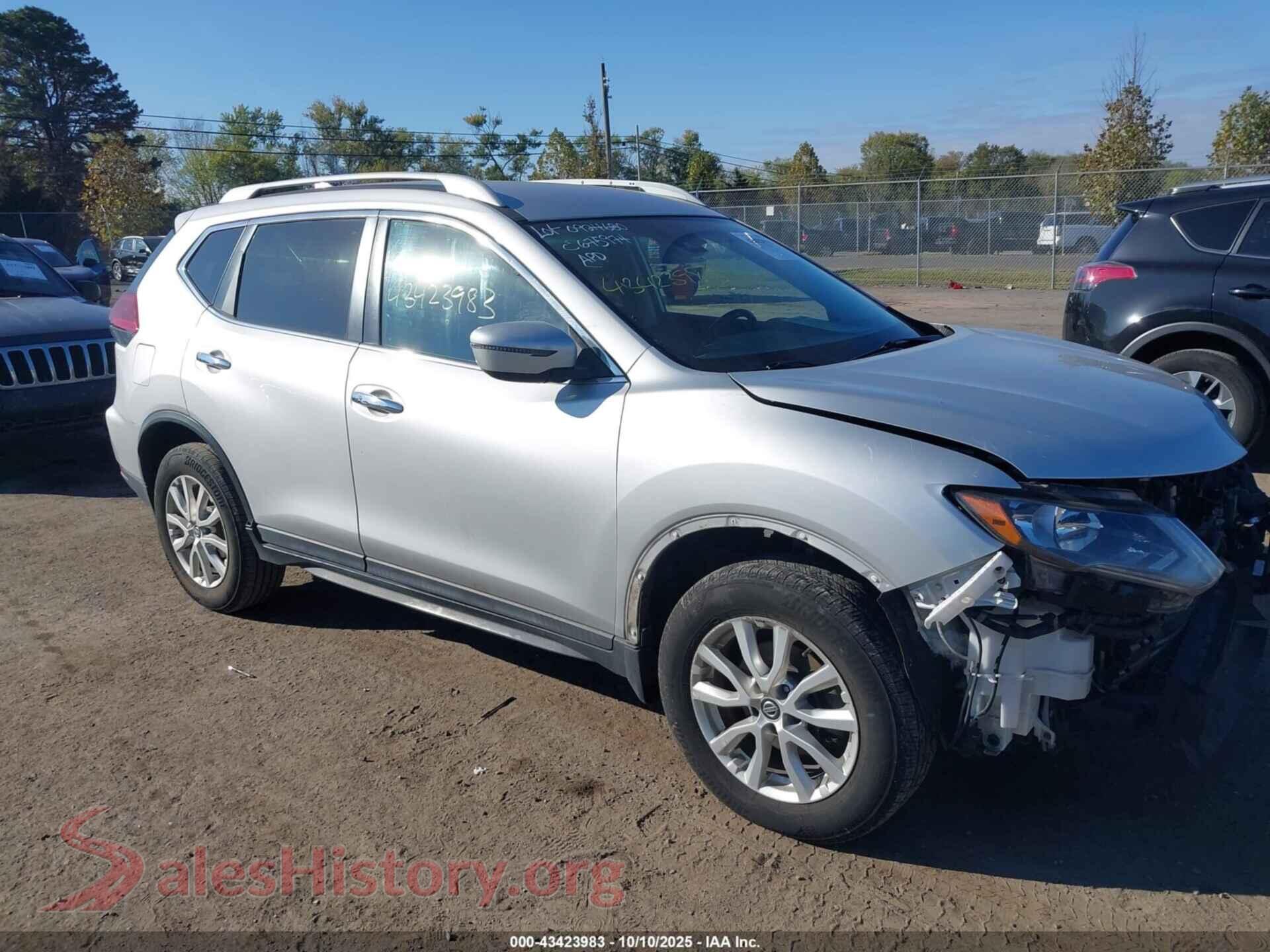 2019 NISSAN ROGUE — VIN 5N1AT2MVXKC736356