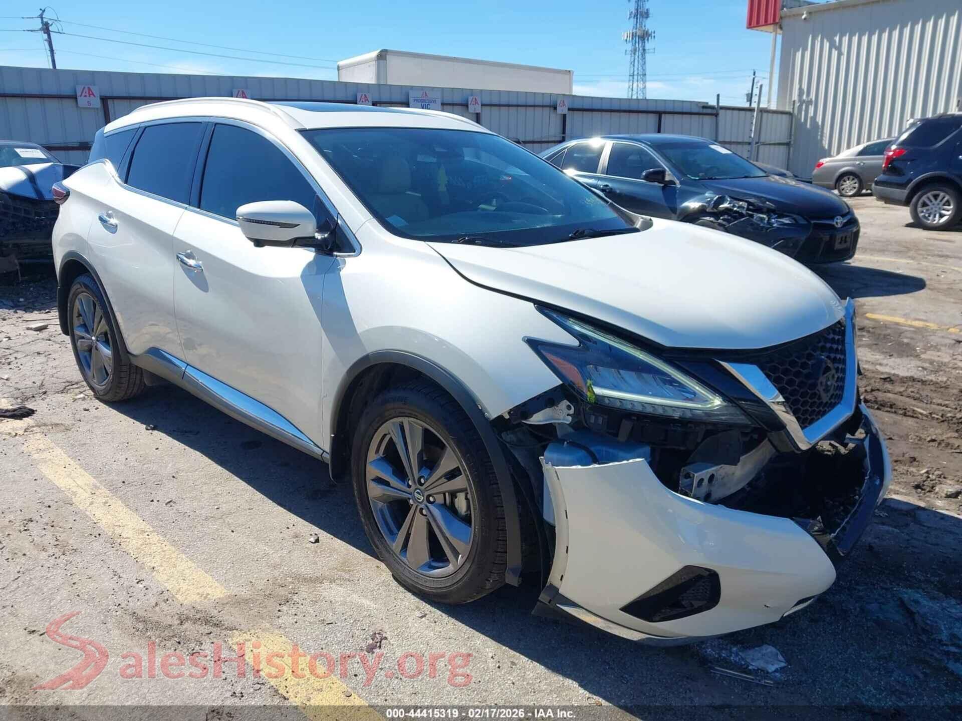 2021 NISSAN MURANO — VIN 5N1AZ2DJ8MC138541