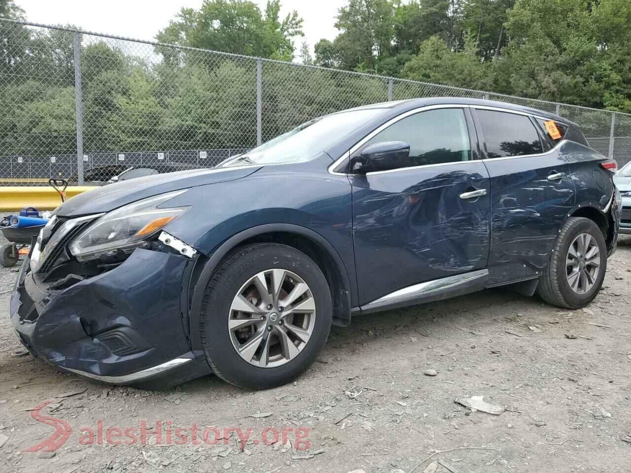 2018 NISSAN MURANO — VIN 5N1AZ2MH5JN168996
