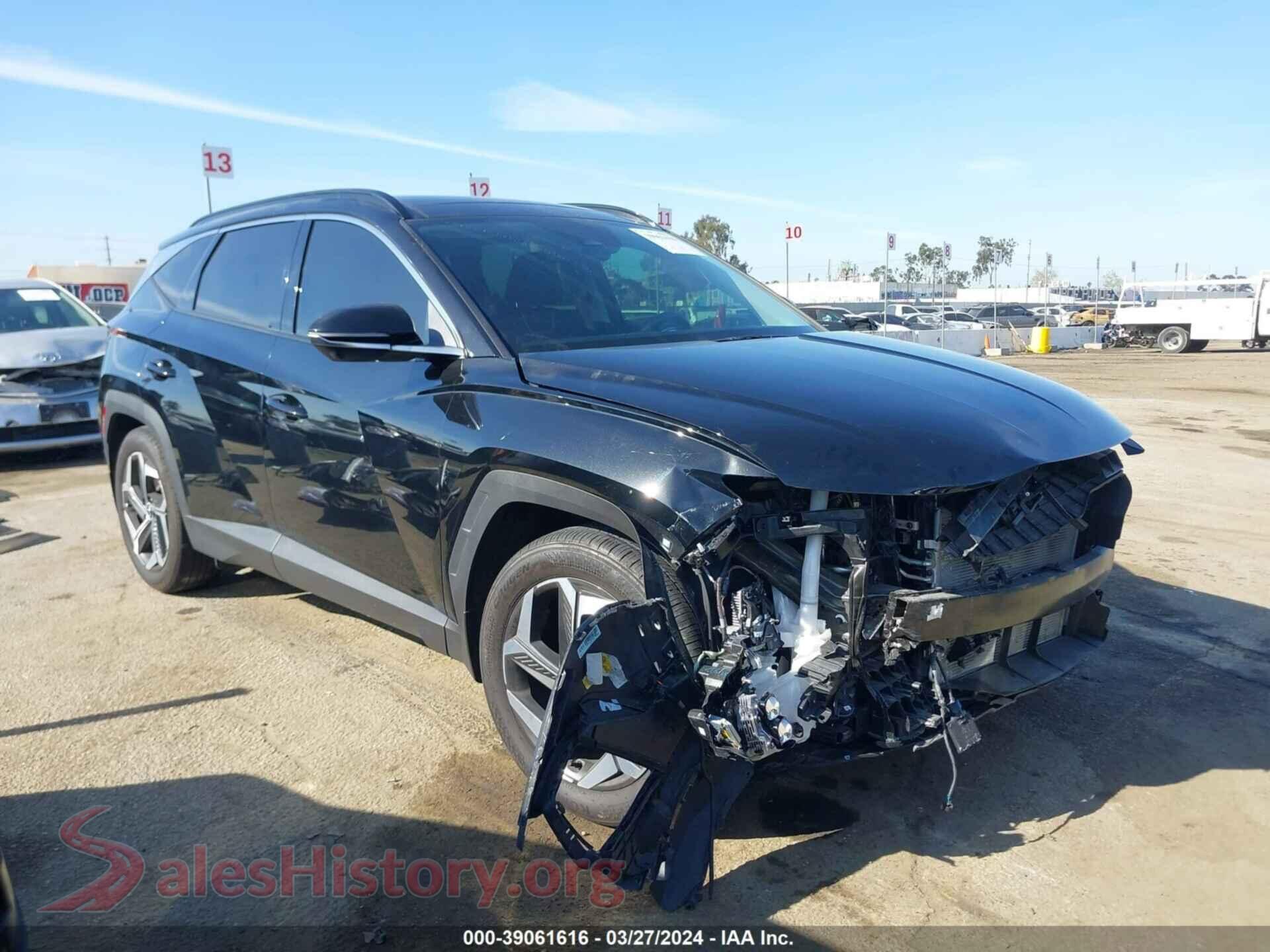2022 HYUNDAI TUCSON — VIN 5NMJE3AE9NH125412